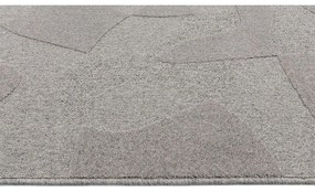 Szürke gyapjú szőnyeg 133x190 cm Morphic Botanica – Agnella