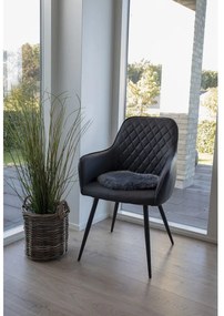 Báránybőr ülőpárna, szürke, 35 cm