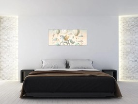 Kép - Boldog egyszarvú (120x50 cm)