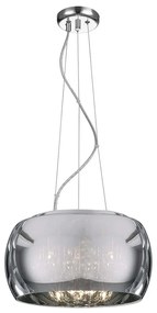 Klausen 142011 - Csillár zsinóron ORCHIDE 5xG9/3W/230V fényes króm