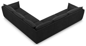 Sötétszürke sarokkanapé (variálható) Vanda – Mazzini Sofas