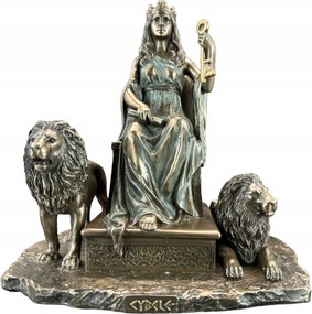 Kybele szobor figura Fríg Termékenységi Istennő Veronese WU77364A4 barna