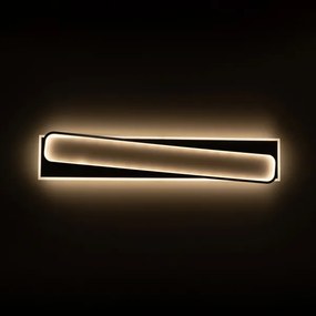 BRILAGI - LED dimmelhető mennyezeti lámpa OUTLINE LED/90W/230V 18x100 cm fehér/fekete + távirányító