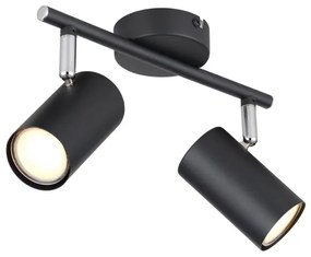 Globo 57914-2 - Spotlámpa ALLVI 2xGU10/25W/230V fekete