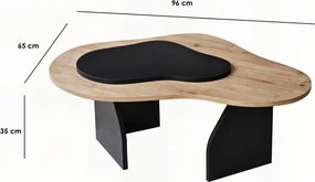 Melted - Sapphire Oak, Black