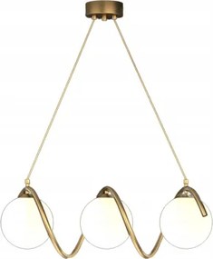 Függőlámpa Mennyezeti Csillár Gömbök Modern arany Led 3*G9 hálószoba