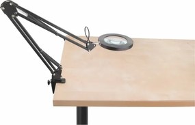 Extol - LED Dimmelhető asztali lámpa nagyítóval LED/8W/5V 2900/4500/7500K fekete