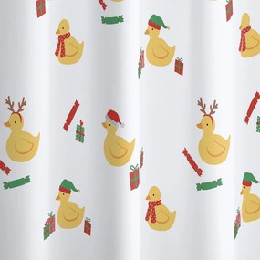 Zuhanyfüggöny 180x180 cm Christmas Quacker – Catherine Lansfield