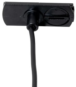 Modern sötét bronz függőlámpa 1 fázisú sínrendszerhez - Iconic Frini