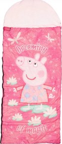 Gyermek hálózsák PEPPA MALAC 170x70 cm, rózsaszín