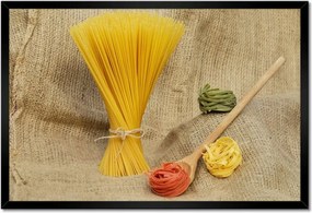 Poszterek keretben 60x40 Színes vegán tészta