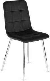 Fekete Bársony Étkezőszék. CESAR