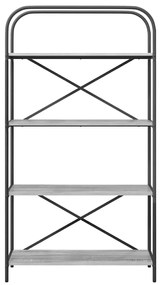Könyvespolc Szürke sonoma 80 x 30 x 146 cm Faanyag