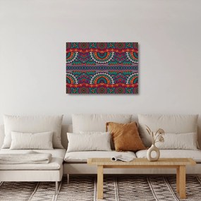 A díszítő absztrakció képe (üvegen) (70x50 cm)