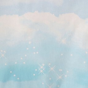 Kék-rózsaszín egyszemélyes gyerek ágyneműhuzat 135x200 cm Ombre Rainbow Clouds – Catherine Lansfield