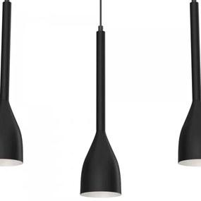 Csillár zsinóron ISTAPPAR 3xE27/60W/230V fekete