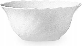 Saláta tálaló Fehér Üveg Tál Előétel Salátákhoz Nagy Erős