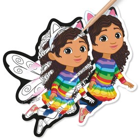 Gabi babaháza Fairy scratch képkarcoló készlet mágnessel