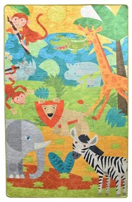 Animals csúszásgátlós gyerekszőnyeg, 100 x 160 cm Conceptum Hypnose
