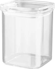 CLEARANCE átlátszó tárolóedény, négyzet alapú 1100 ml