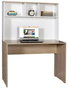 PC asztal Bedipi 2 (tölgy + fehér) . Akció -20%. 1094997