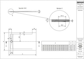 Create Evolution Caleido Gold zuhanytálca_70X110
