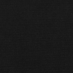 fekete szövet rugós és LED-es ágy matraccal 120 x 190 cm