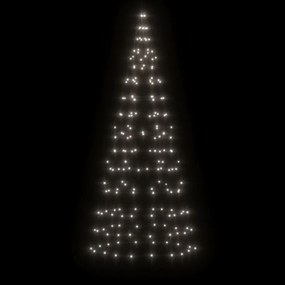 hideg fehér LED karácsonyfa zászlórúdra 200 LED 180 cm