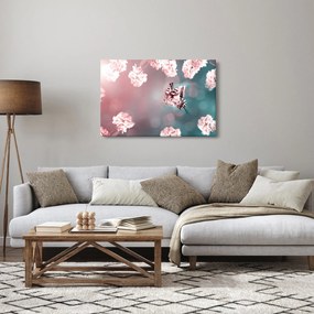 Kép - pillangó a virágok között (90x60 cm)