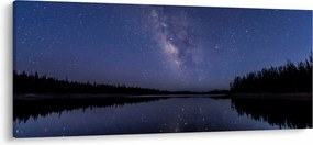 Az éjszakai égbolt képe (120x50 cm)