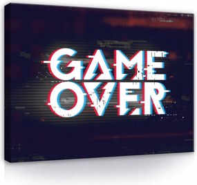 Játékos Vászonkép Ifjúsági Szobába Fiú Gaming Vászonkép 100x70