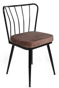 Yildiz Light Brown and Black étkezőszékek, 2 db, 2 db