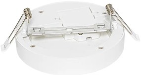 6 darabos süllyesztett vagy felületre szerelhető spotlámpa szett fehér 14 cm LED-del, 3 lépéses Dim to Warm funkcióval és Dip Switch-el - Trans