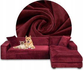 Sarok Huzat Kanapé Velúr Prémium Plüss Jobbos 2+2OS Oeko-tex