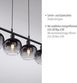 Paul Neuhaus modern függeszték zea fekete pln15421-18