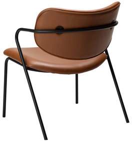 Konyakbarna bőrutánzat fotel Zed – DAN-FORM Denmark