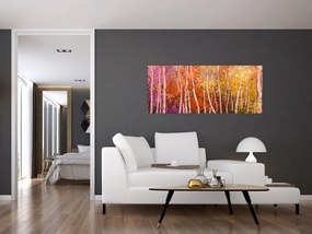 Egy kép egy színes erdőről (120x50 cm)