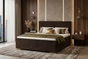 ROSI ágy 140x200 cm Barna Matrac nélkül