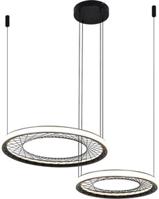 MILAGRO ML0525 NEST Modern Led Függesztett Lámpa Fekete LED IP20