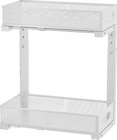 Mosogató Alatti Szervező, 2 Szintes Konyhaszekrény Szervező, Fehér