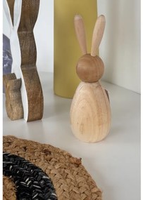 Fa nyuszi BUNNY DAISY 17,5 cm természetes