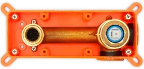 REA-B4109 - Rejtett beépítésű mosdócsaptelep LUNGO, szálcsiszolt arany