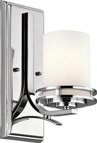 Kichler glamour klasszikus fali lámpa hendrik króm elskl-hendrik1-bath IP44