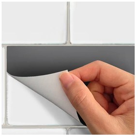 Csempematrica szett 30 db-os 20x10 cm Subway Tiles Grey – Ambiance