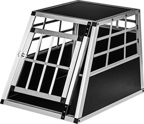 PETSTUFF® Kutyaszállító box M  54 × 69 × 50 cm MDF ALU