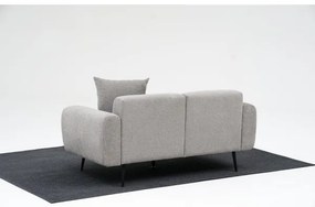 PISA kétszemélyes kanapé, világosszürke