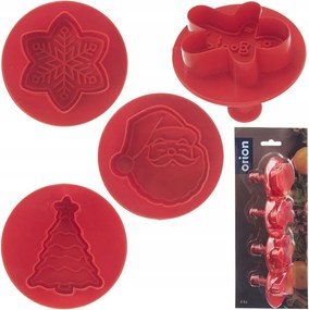 4x Karácsonyi lyukasztók cukrászsütemény lyukasztó keksz