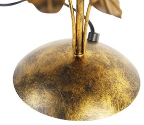 Vintage asztali lámpa antik arany 40 cm árnyékoló nélkül - Linden