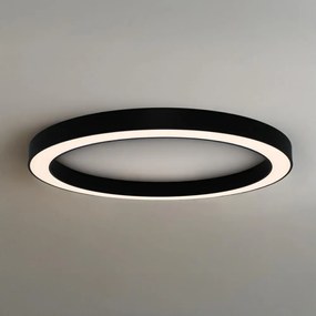 LED mennyezeti lámpa LED/100W/230V 3000/4000/6500K átm. 100 cm fekete