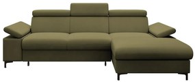 Sarokkanapé Miles (J) (oliva + fekete). 1099676